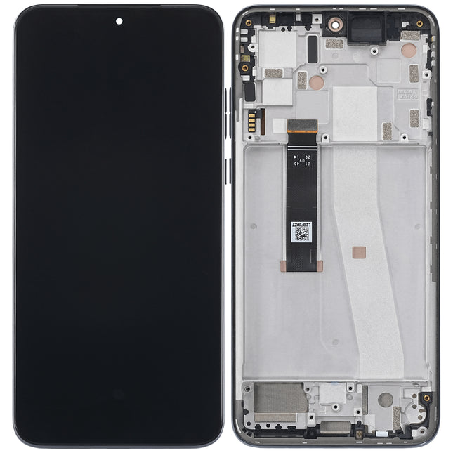 For Motorola Edge 30 Neo LCD Assembly With Frame | Black(Premium OEM)