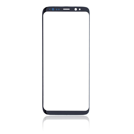 For Samsung Galaxy S8 / G950 front glass lens With OCA Black (Aftermarket Plus)***DE Warehouse***(SKU:1507062)