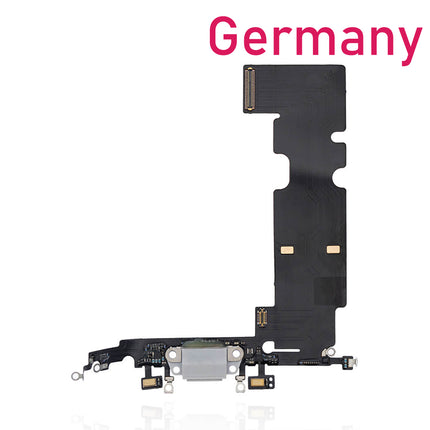 For iPhone 8 plus Charge Port Flex Cable/Gray | White (Refurbished)***DE Warehouse***
