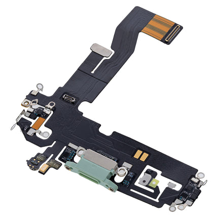 For iPhone 12 Charge Port Flex Cabe Green(Premium OEM)(SKU:1479622)