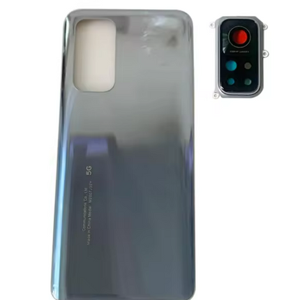 For Xiaomi Mi 10T / Mi 10T Pro | Back Cover With Camera Cover / without logo | Silver (Afermarket Plus)