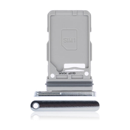 For Samsung Galaxy S21 Ultra 5G/G998 | Sim Card Tray/Single Card | Silver(Premium OEM)