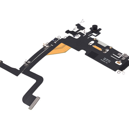 For iPhone 13 pro Charge Port Flex Cable Silver (Aftermarket Plus)(SKU:1499656)