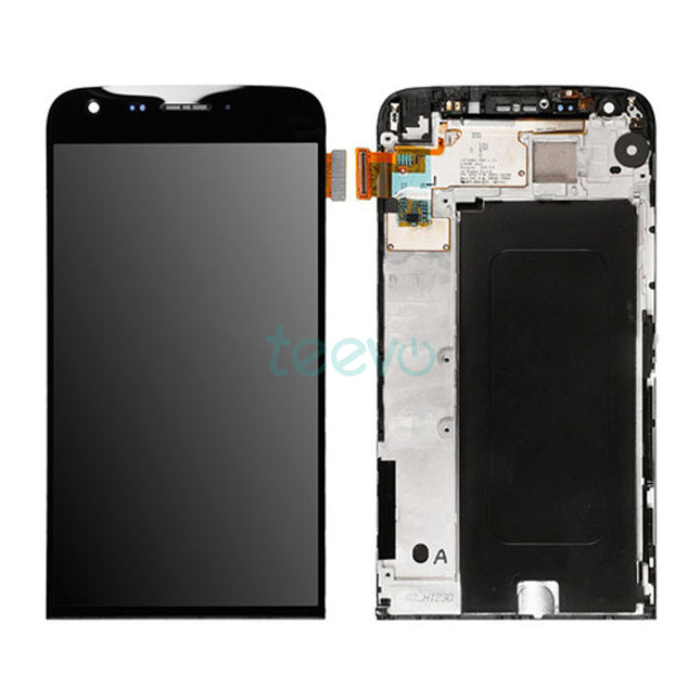For LG G5 | LCD Assembly With Frame(No Logo) | Black(Premium OEM)