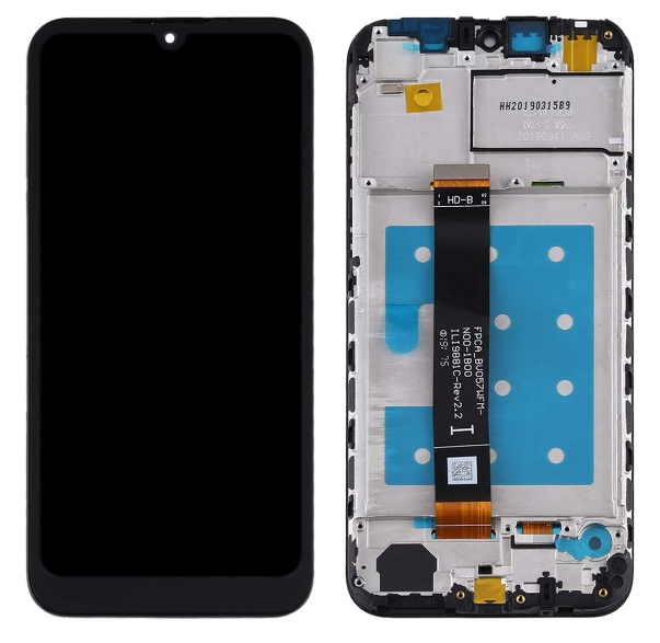 For Huawei Y5 2019 | LCD Assembly With Frame(No Logo) | Black(Refurbished)