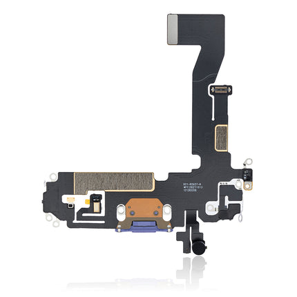 For iPhone 12 Charge Port Flex Cabe Purple(Refurbished)(SKU:1479624)