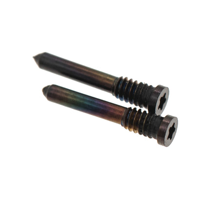 For iPhone X Charger Connector Screw/2pcs Black(Premium OEM)(SKU:1087456)
