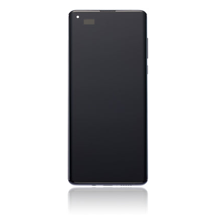 For Motorola Edge 2020 XT2063 / OLED assembly With frame / black  (Premium OEM)(SKU:1557551)