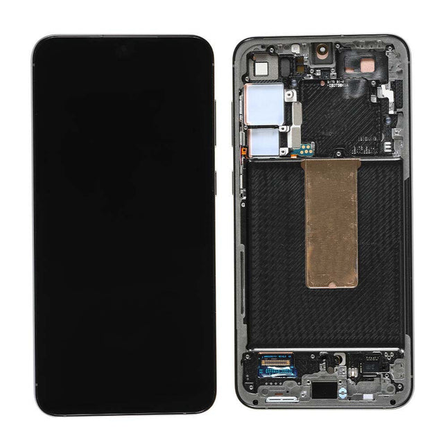 For Samsung Galaxy S23+ LCD Assembly With Frame  |  Black ( Premium OEM ) 