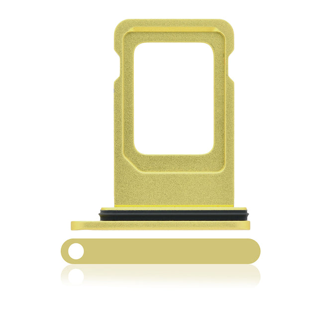 For iPhone 11 | Sim Card Tray/Dual Sim Card | Yellow(Premium OEM)
