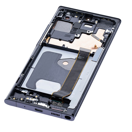 For Samsung Galaxy Note 20 Ultra OLED assembly With Frame/Black Gray(Refurbished)(SKU:1464018)