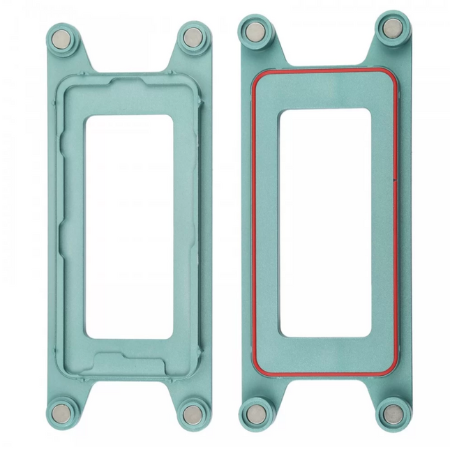 Magnetic LCD Screen Frame Bezel Pressure Holding Mold Clamp Mold For iPhone  12 Pro Max