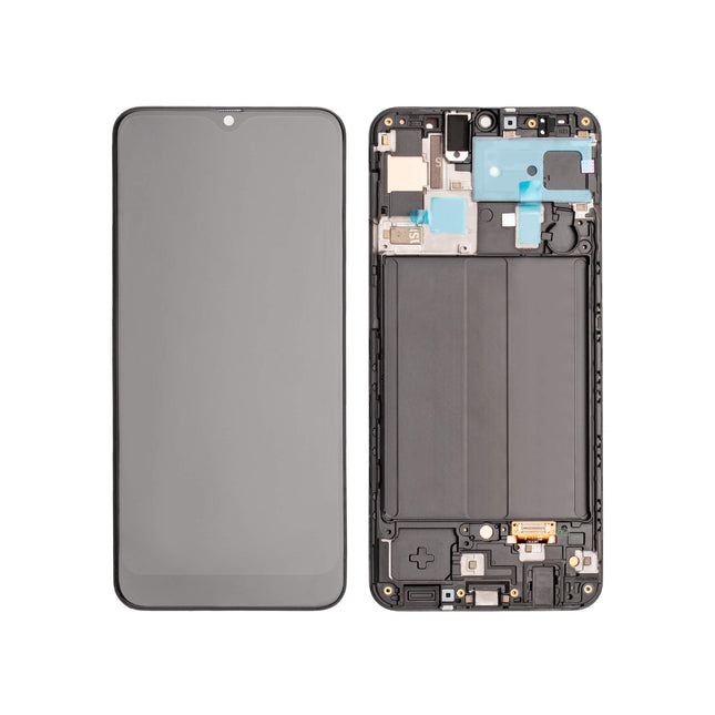 For Samsung Galaxy A50/A505/U version | LCD Assembly with Frame | Black(Aftermarket Plus)