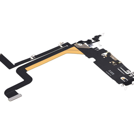 For iPhone 14 pro max Charge Port Flex Cable Gold(Premium OEM)(SKU:1500546)