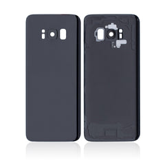 For Samsung Galaxy S8/G950 | Back Cover With Camera Cover(No Logo) | Black(Aftermarket Plus)