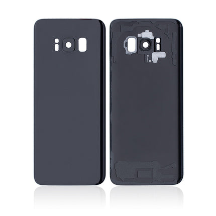 For Samsung Galaxy S8/G950 | Back Cover With Camera Cover(No Logo) | Black(Aftermarket Plus)
