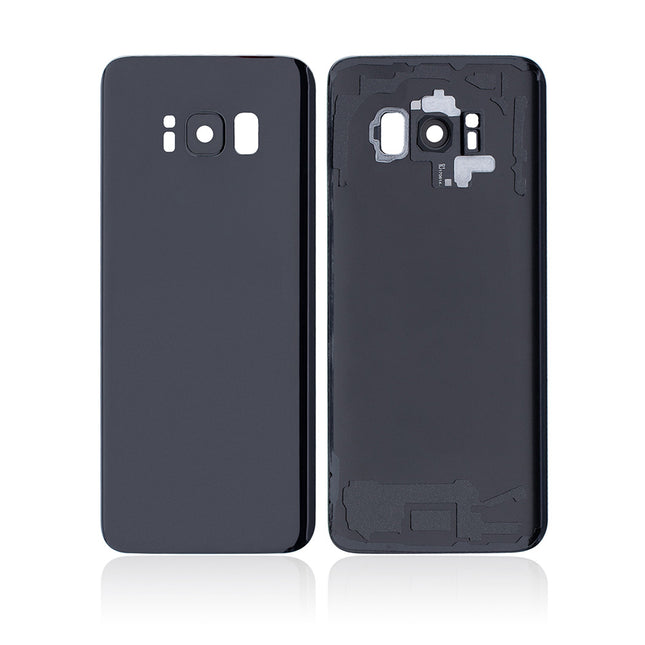 For Samsung Galaxy S8/G950 | Back Cover With Camera Cover(No Logo) | Black(Aftermarket Plus)