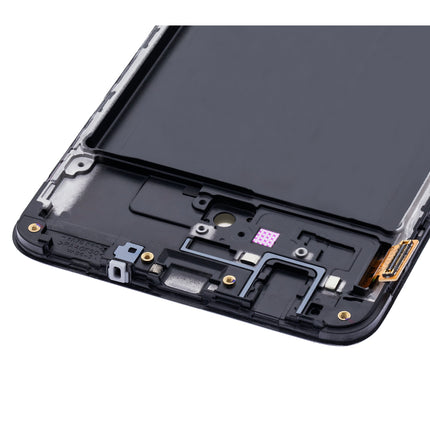 For Samsung Galaxy A70/A705 4G / OLED assembly With frame / black  (Refurbished)(SKU:1134927)