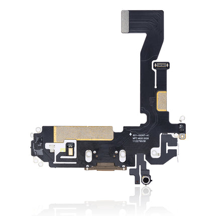 For iPhone 12 Pro Charge Port Flex Cabe Gold(Refurbished)(SKU:1479635)