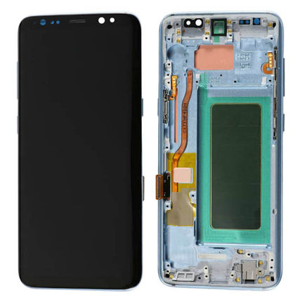 For Samsung Galaxy S8/G950 | LCD Assembly With Frame | Blue(Refurbished)