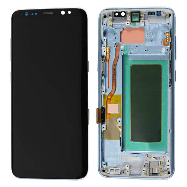 For Samsung Galaxy S8/G950 | LCD Assembly With Frame | Blue(Refurbished)