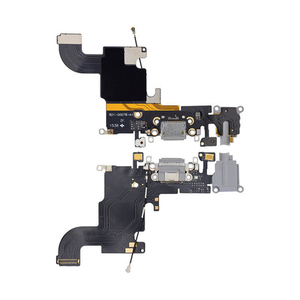 For iPhone 6s Charge Port Flex Cable/Earphone Flex Cable Gray(Aftermarket)(SKU:1077507)