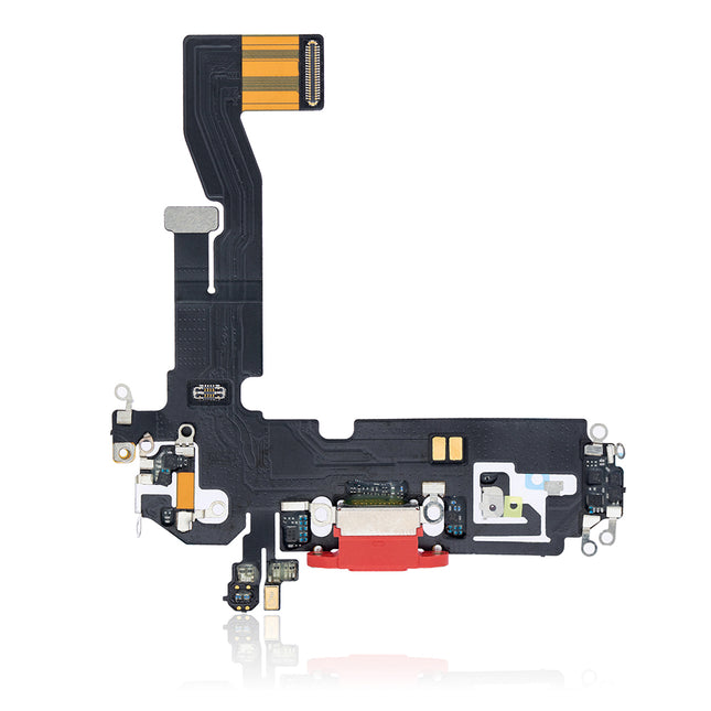 For iPhone 12 | Charge Port Flex Cabe | Red(Refurbished)