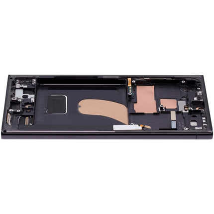 For Samsung Galaxy S23 UltraChina edition / F version 5G OLED Assembly With frame / black /Big display window (Aftermarket Plus)(SKU:1554745)