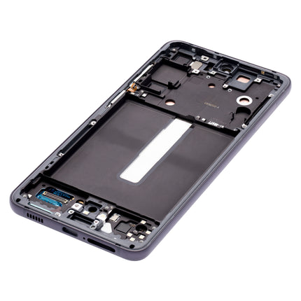 For Samsung Galaxy S21 FE F version 5G OLED Assembly With frame / black  / Original display window (Aftermarket Plus)(SKU:1562690)