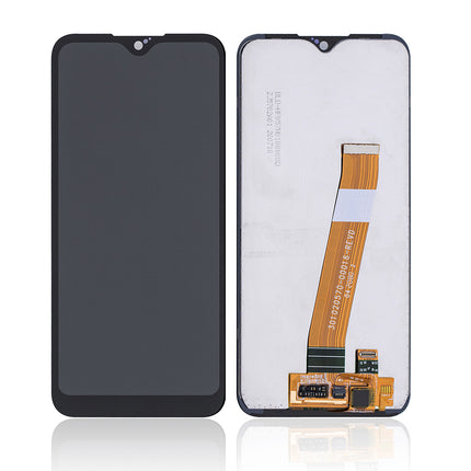 For Samsung Galaxy A01/A015/A01F LCD Assembly/Small connector Black(Refurbished)(SKU:1451920)