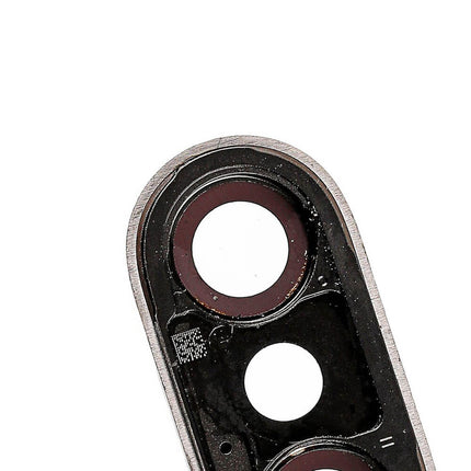 For iPhone X Camera Lens With Frame/Sticker Silver(Premium OEM)(SKU:1085388)