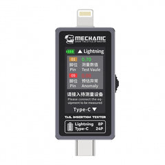Mechanic T824 Type-C/Lightning Port TAIL Insertion Tester