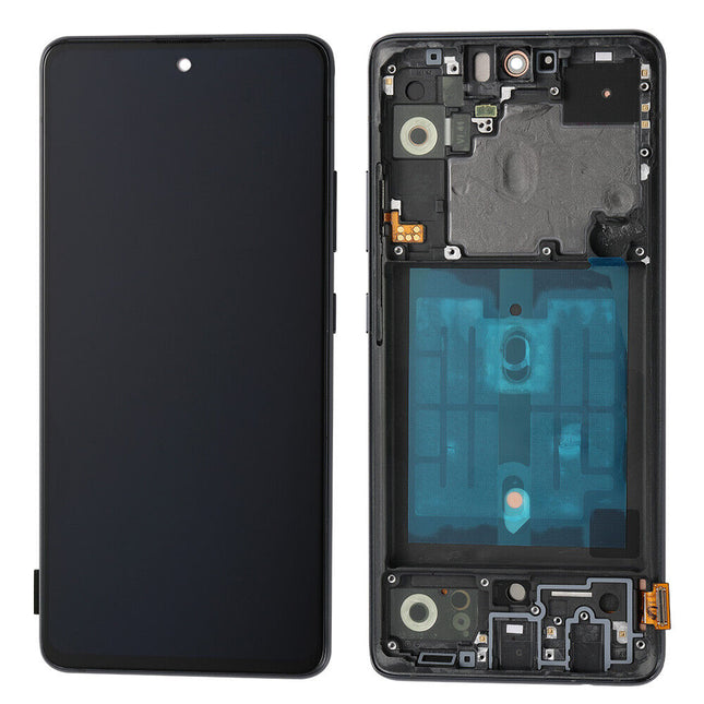 For Samsung Galaxy A51 5G/A516 | LCD Assembly with Frame | Black(Refurbished)