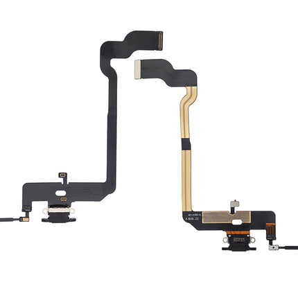 For iPhone Xs Charge Port Flex Cable Black (Refurbished)***DE Warehouse***(SKU:1530796)