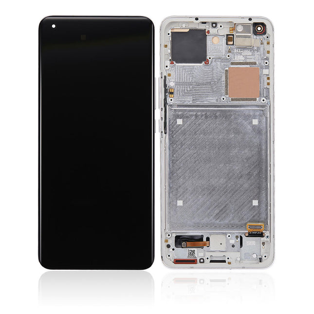 For Xiaomi Mi 11 Ultra 5G | LCD Assembly with Frame | Silver(Refurbished)