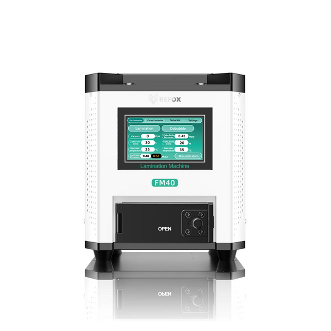 REFOX FM40 Desktop Lamination Machine for Curved / Flat-Screen Refurbishment