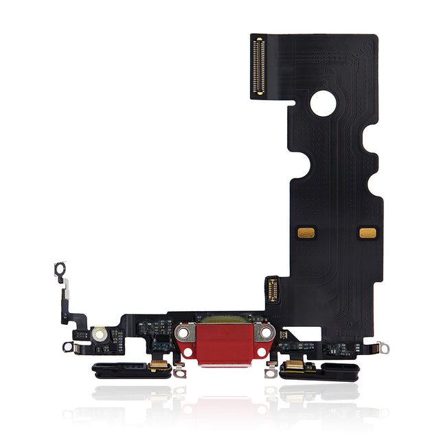 For iPhone SE(2020) | Charge Port Flex Cabe | Red(Aftermarket Plus)