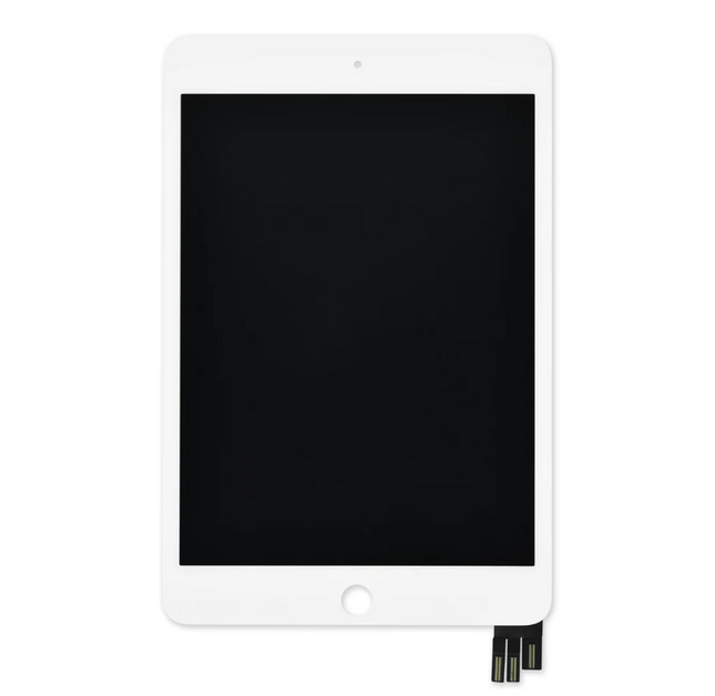 For iPad Mini 5 | LCD Assembly With Sticker/sleep wake sensor flex cable | White(Refurbished)