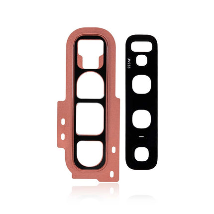 For Samsung Galaxy S10/G973 Camera Lens With Frame/Sticker Pink(Premium OEM)(SKU:1479907)