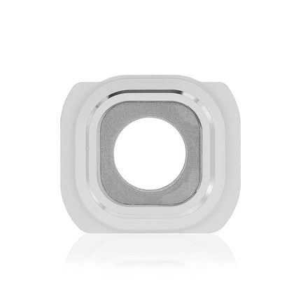 For Samsung Galaxy S6/G920F | Camera Lens With Frame/Sticker | White(Premium OEM)