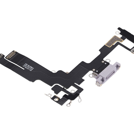 For iPhone 14|Charge Port Flex Cable|Purple(Premium OEM)(SKU:1500535)
