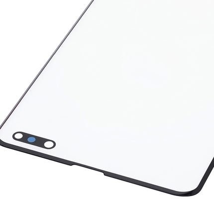 For Samsung Galaxy S10 5G/G977 Front Glass Lens With OCA Black(Aftermarket Plus)(SKU:1496557)