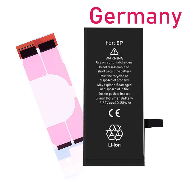 For iPhone 8 Plus | Battery with sticker / adhesive (Premium OEM) ***DE Warehouse***