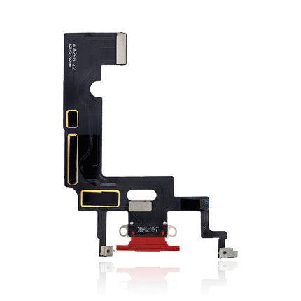 For iPhone XR Charge Port Flex Cabe Red(Premium OEM)(SKU:1479381)