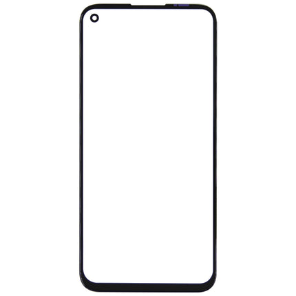 For Huawei P40 Lite | Front Glass/Lens With OCA | Black(Aftermarket Plus)