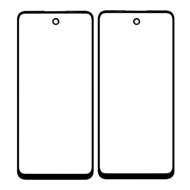 For LG K42 | Front Glass/Lens With OCA | Black(Aftermarket Plus)