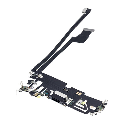 For iPhone 12 Pro max Charge Port Flex Cabe Black(Aftermarket Plus)(SKU:1479360)