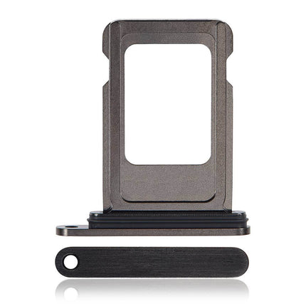 For iPhone 15 Pro / 15 Pro Max Sim Card Holder/Single Card | Black (Premium OEM)
