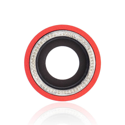 For iPhone XR Camera Lens With Frame/Sticker Red(Premium OEM)(SKU:1091385)