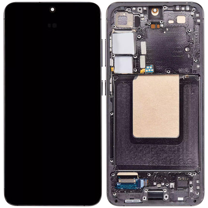 For Samsung Galaxy S24 F version 5G / OLED assembly With frame / black  (Refurbished)(SKU:1562114)